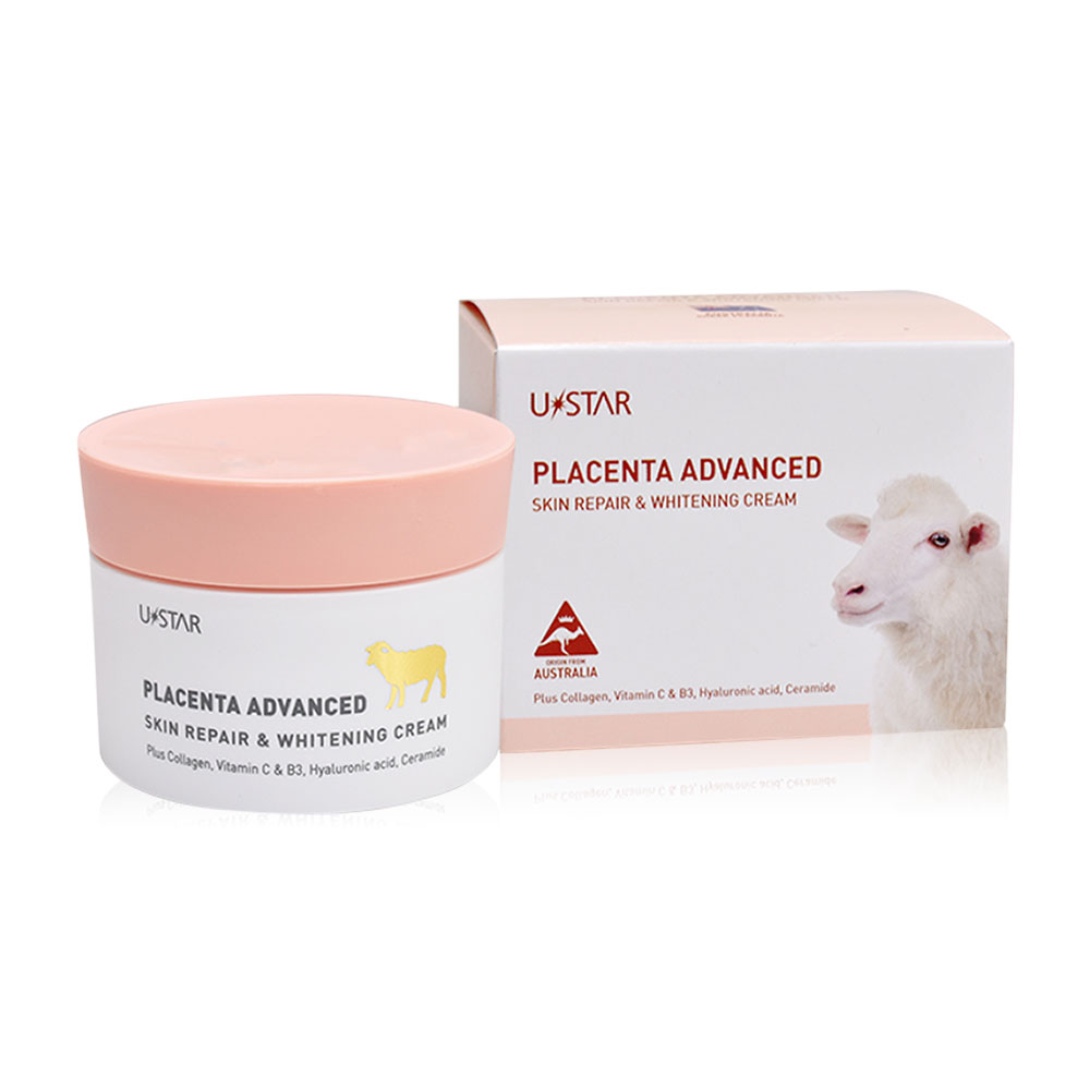 U-Star Placenta Advanced Skin Repair & Whitening Cream 100g
