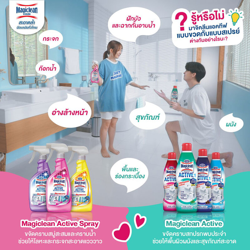 Magiclean Bathroom Spray 500ml #Katreeya Bouquet