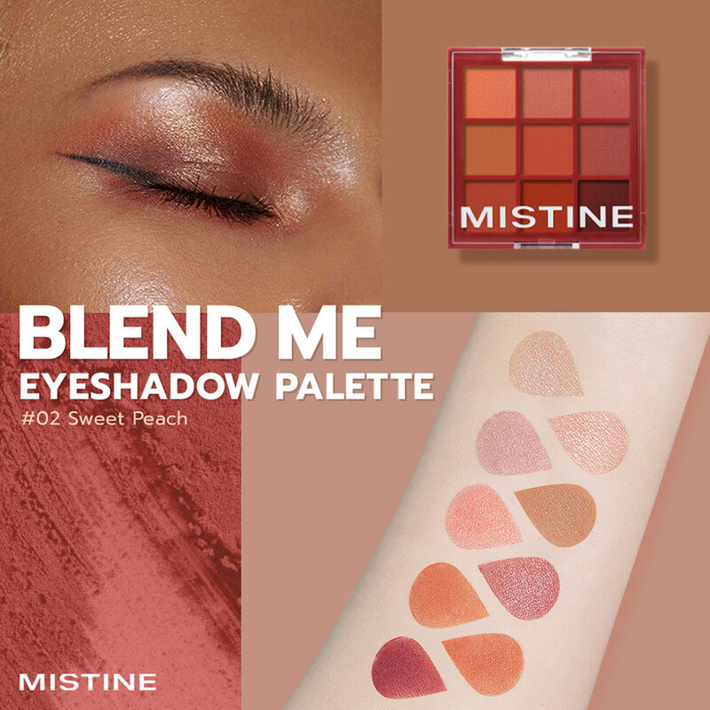 MISTINE Blend Me Eyeshadow Palette 7.2g #02 Sweet Peach