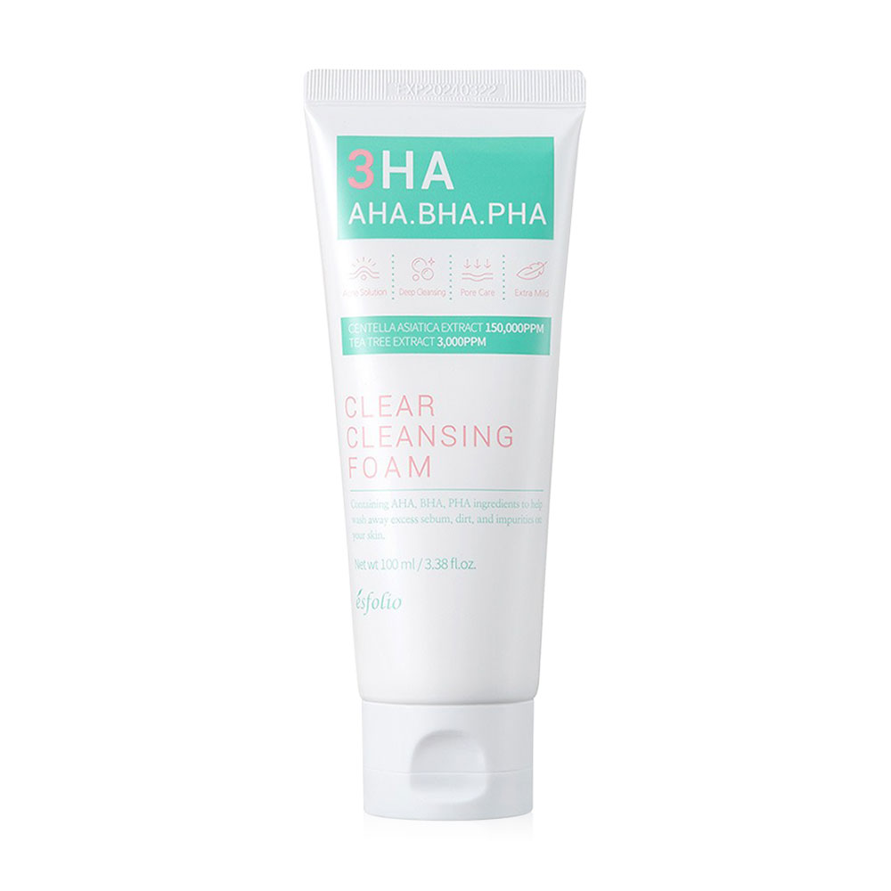 Esfolio 3Ha Clear Cleansing Foam 100ml