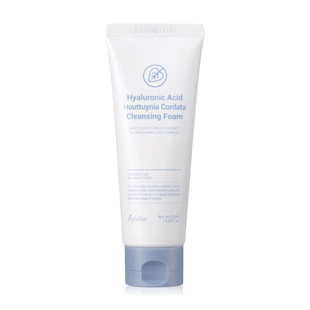 Esfolio Hyaluronic Acid Houttuynia Cordata Cleansing Foam 100ml