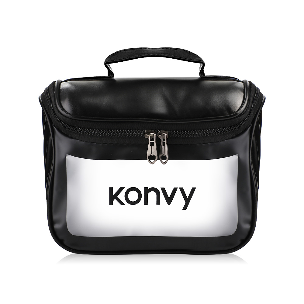 Konvy Waterproof Cosmetic Bag #Black