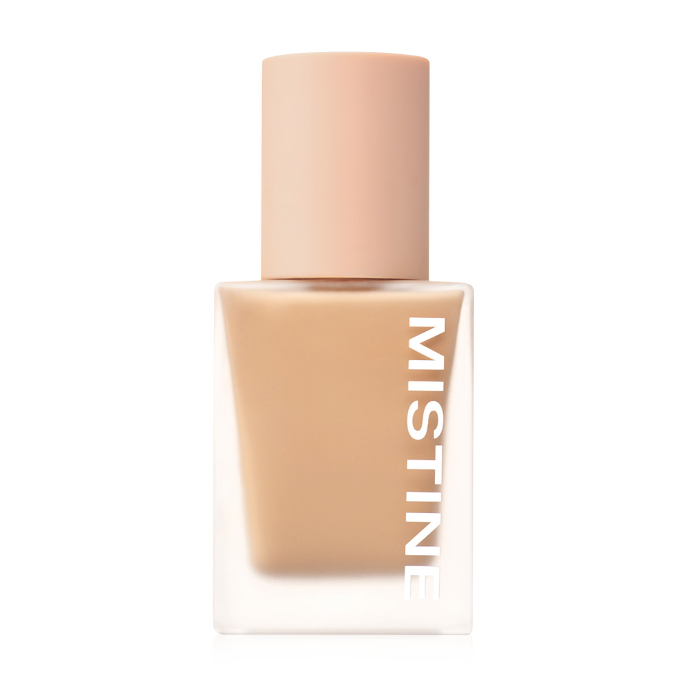 MISTINE Semi Matte Velvet Liquid Foundation SPF50 PA+++ 35g #Fn3 Soft Tan