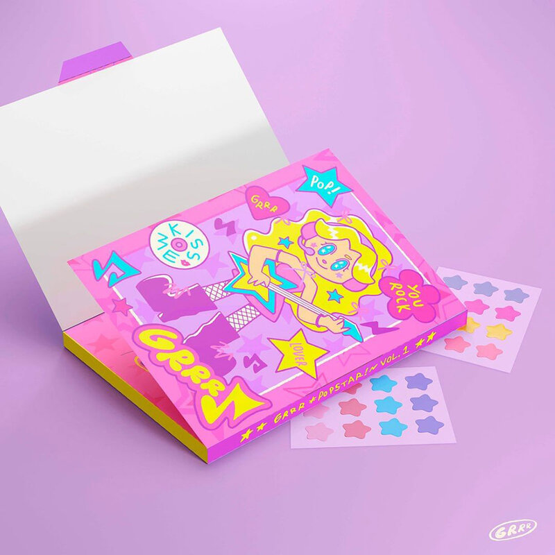 grrrbeauty Hydrocolloid Acne Patches 24 Dots #Pop Star