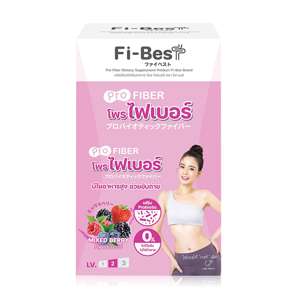 Fi-Bes Pro Fiber 122.8g #Mixed Berry