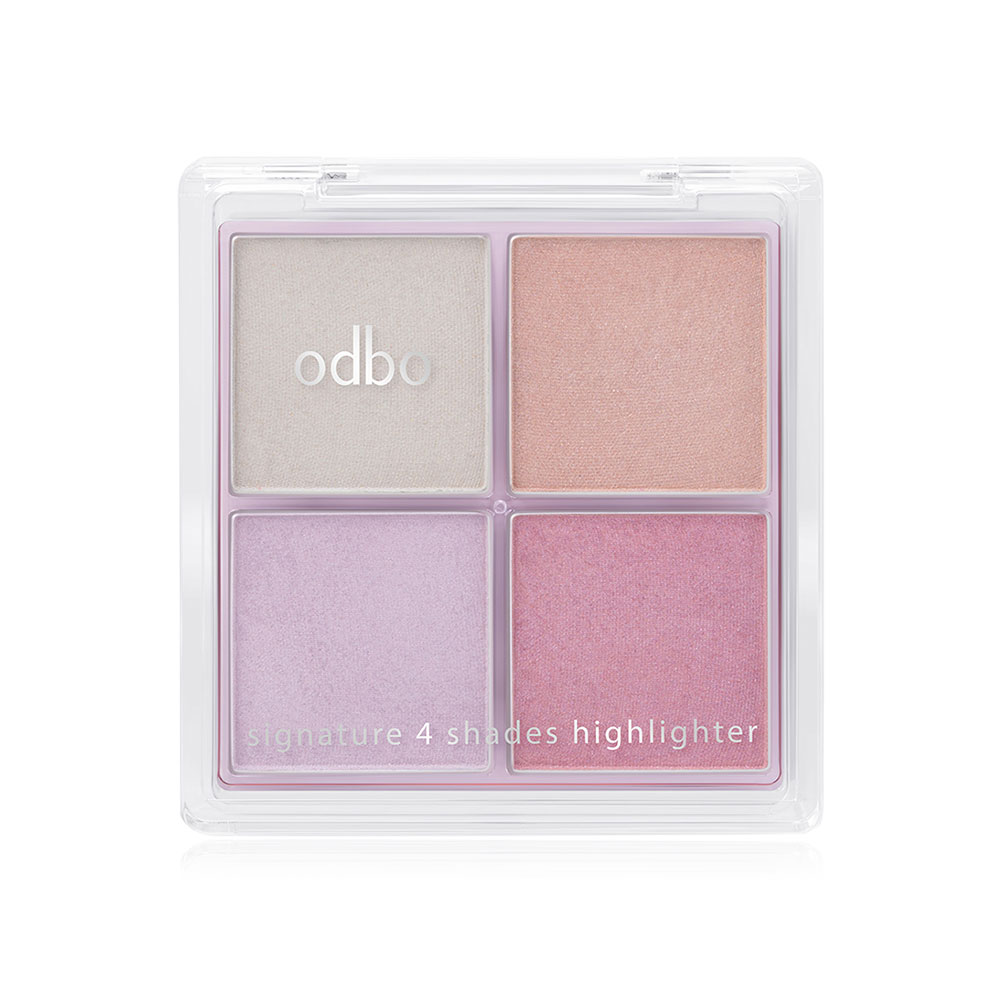 ODBO Signature 4 Shades Highlighter 10g #OD1318