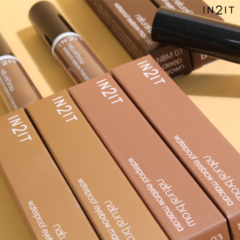In2it Natural Brow Waterproof Eyebrow Mascara #NBM03 Soft Brown