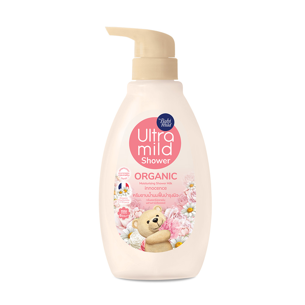 Babi Mild Ultra Mild Organic Moisturising Shower Milk Innocence 380ml