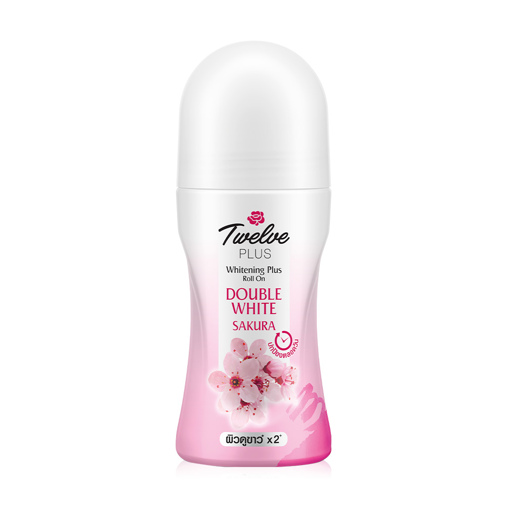 Twelves Plus Whitening Plus Roll On Double White 45ml