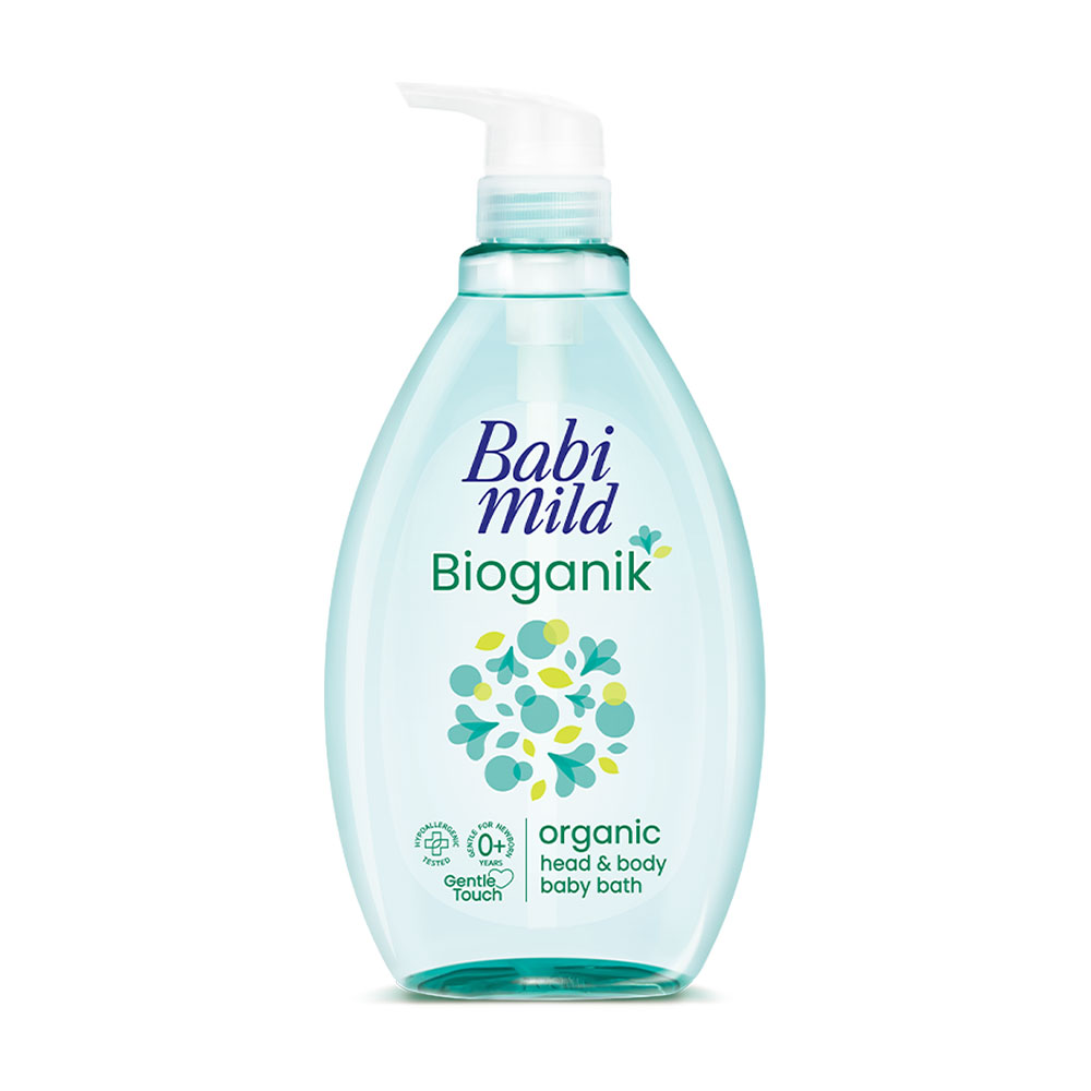 Babi Mild Bioganik Organic Head & Body Baby Bath 800ml