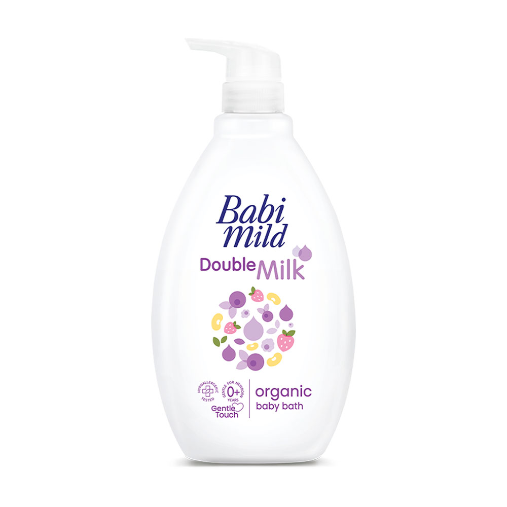 Babi Mild Double Milk Organic Baby Bath 800ml