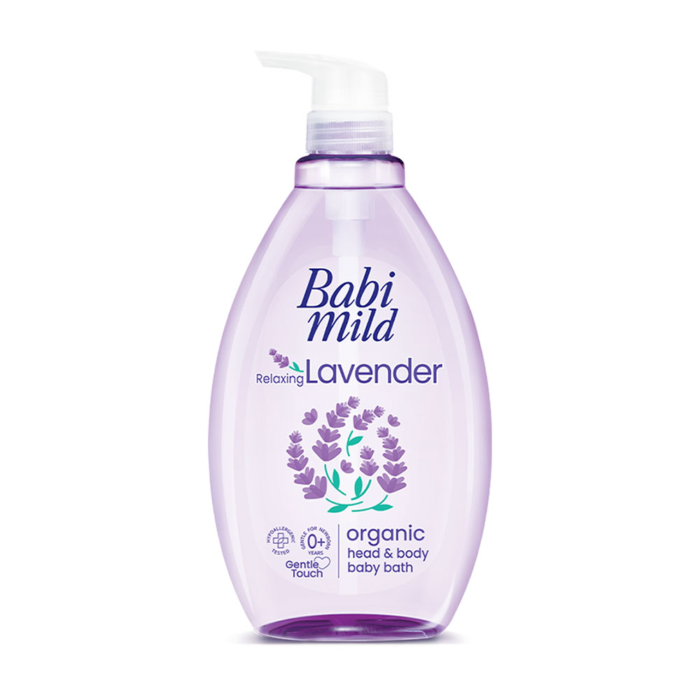 Babi Mild Ultra Mild Relaxing Lavender Head & Body Baby Bath 800ml