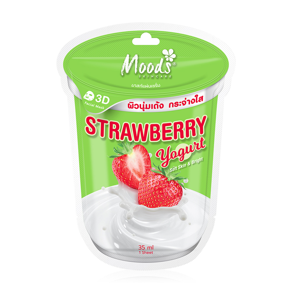 Moods Skin Care Strawberry Yogurt Mask 35ml