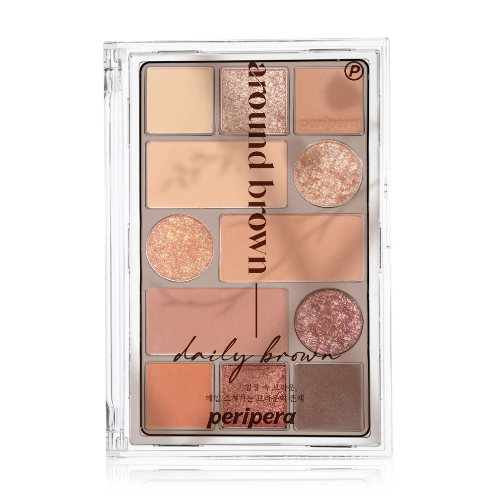 Peripera All Take Mood Technique Palette #01 Around Brown