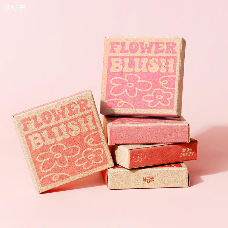 4U2 Flower Blush 3.3g #02 Dahlia