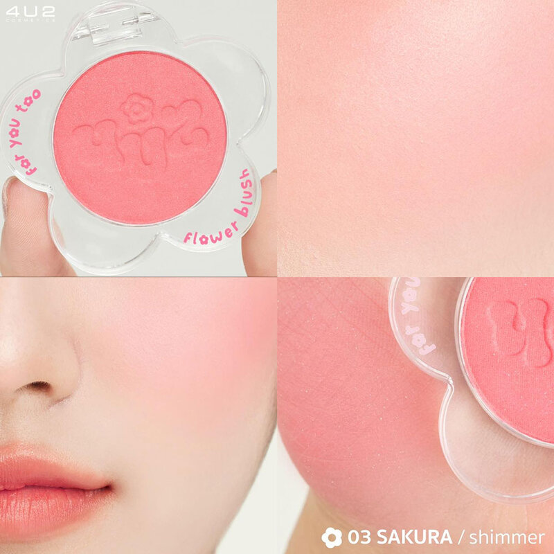 4U2 Flower Blush 3.3g #03 Sakura