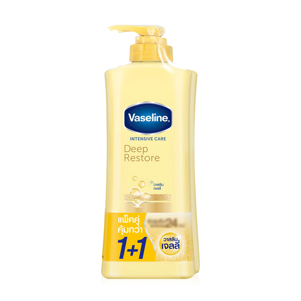Vaseline Intensive Care Lotion Deep Restore Yellow [300ml x 2pcs]