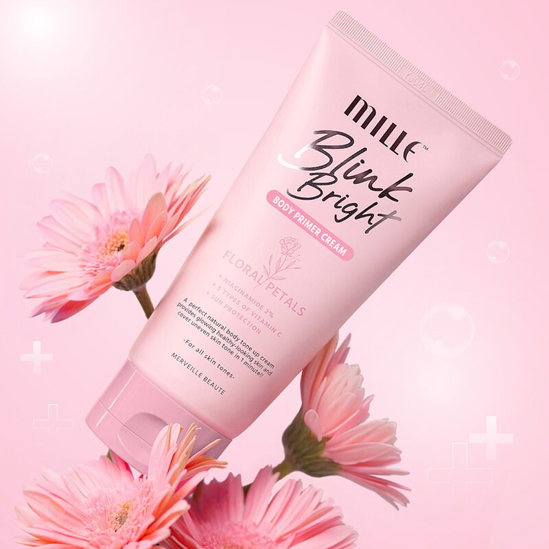 Mille Blink Bright Body Primer Cream 150g