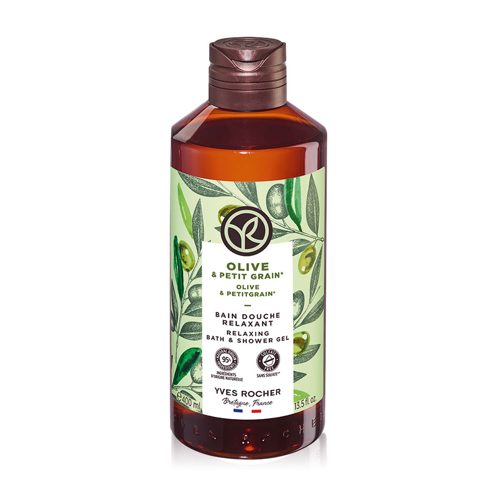 Yves Rocher Olive & Petitgrain Relaxing Bath & Shower Gel 400ml