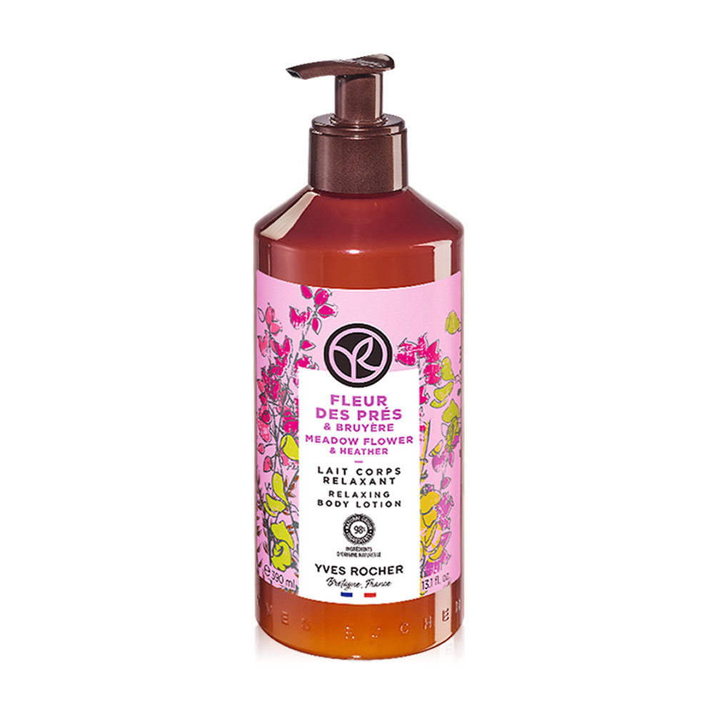 Yves Rocher Meadow Flower & Heather Relaxing Body Lotion 390ml