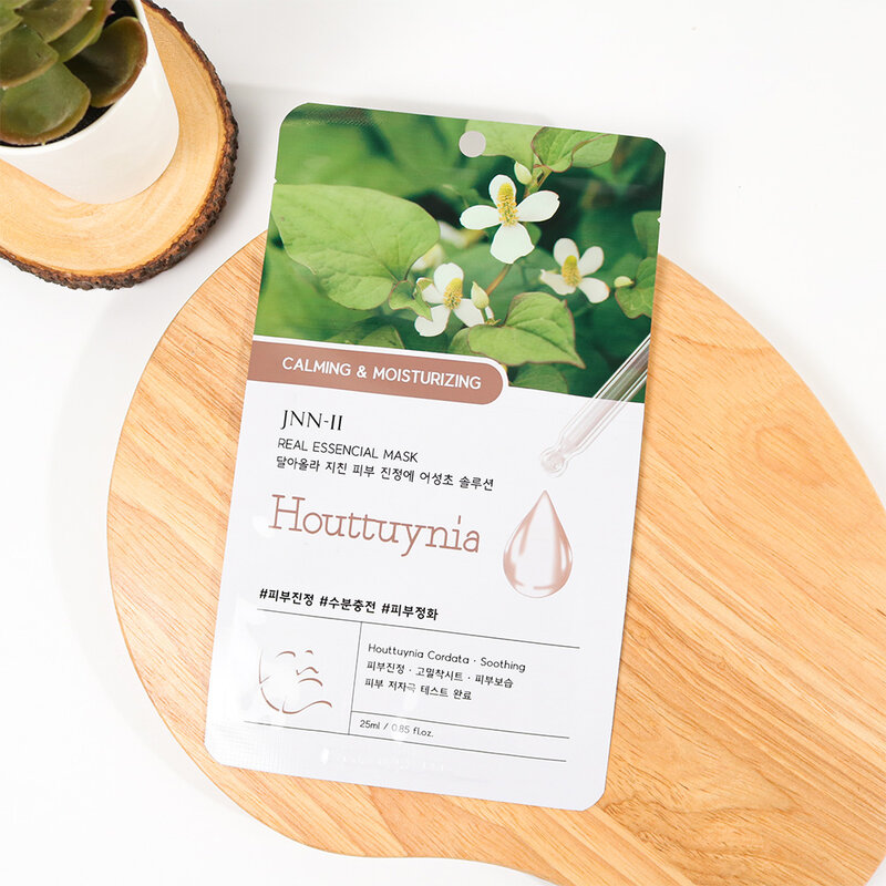 JNN-II Real Essencial Mask 25ml #Houttuynia Cordata