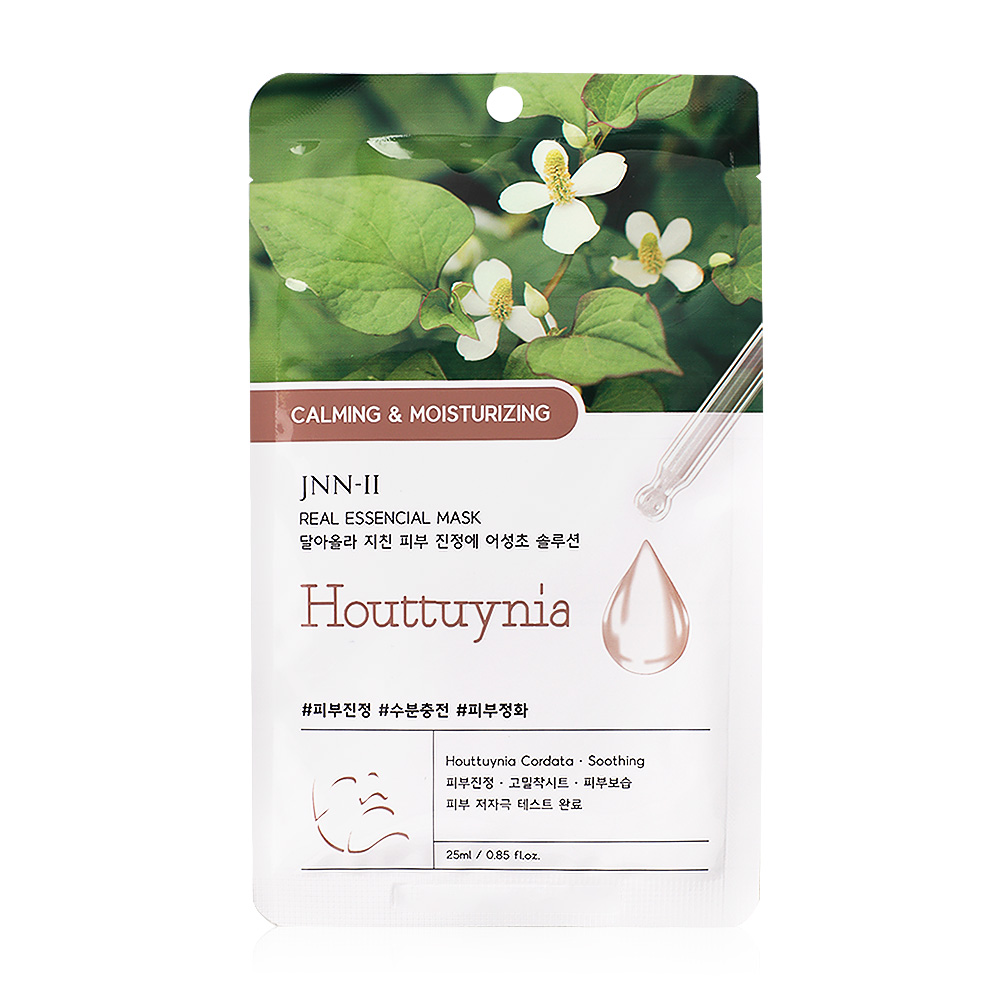 JNN-II Real Essencial Mask 25ml #Houttuynia Cordata