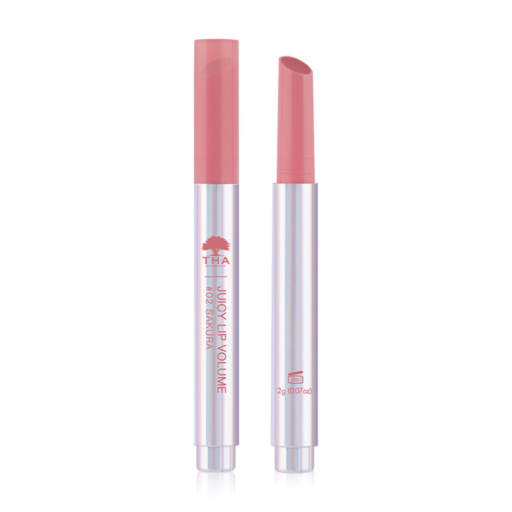 THA BY NONGCHAT Juicy Lip Volume 2g #02 Sakura
