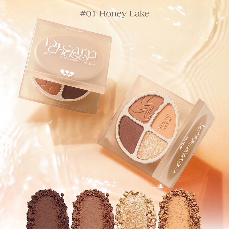barenbliss Dream Chaser Quad Eyeshadow Palette 4.5g #01 Honey Lake