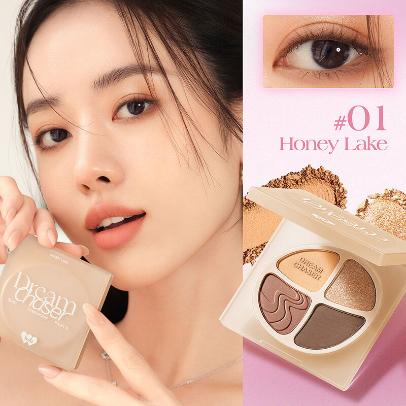 barenbliss Dream Chaser Quad Eyeshadow Palette 4.5g #01 Honey Lake