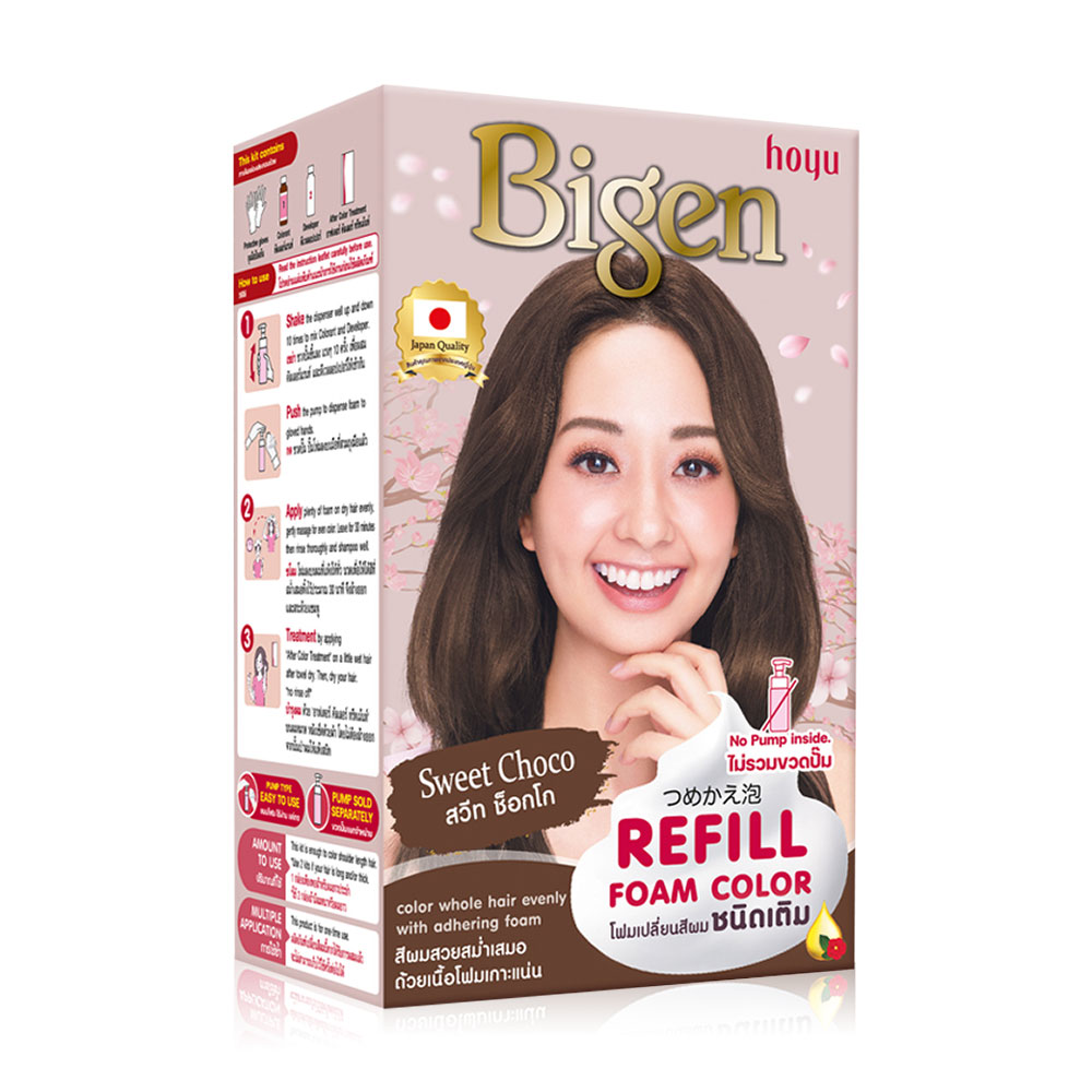 Bigen Refill Foam Color 223g #Sweet Choco