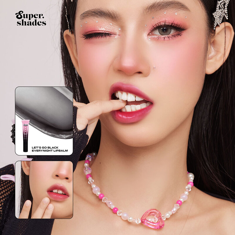 SuperShades Let’s Go Black Everynight Lip Balm 12ml