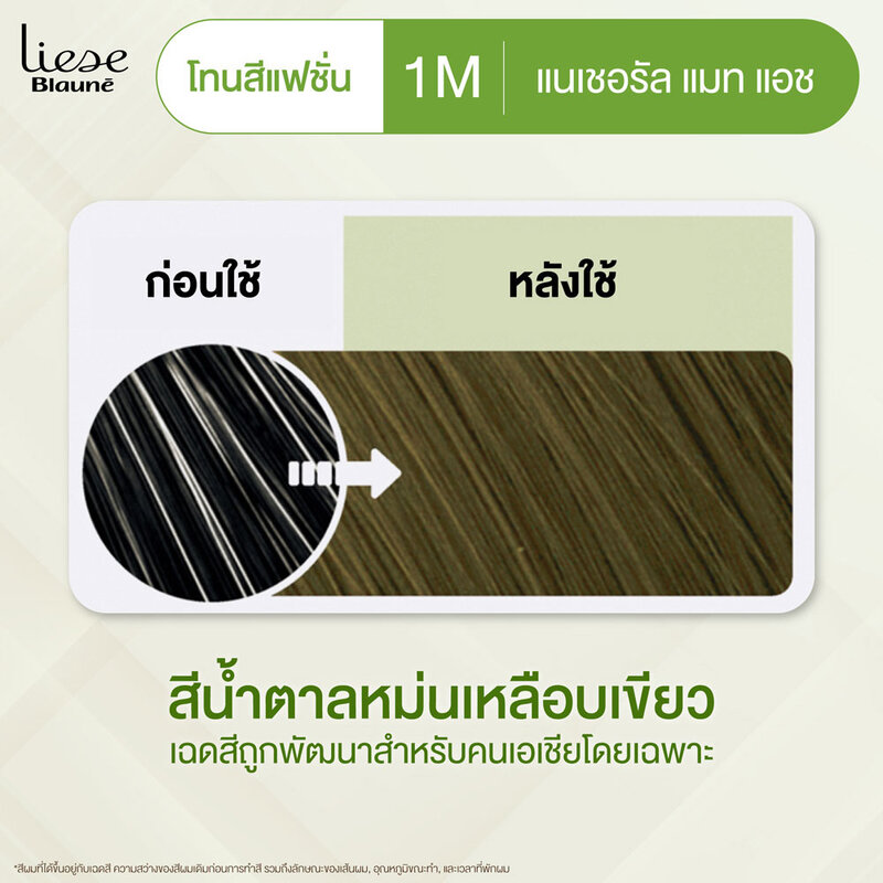Liese Blaune Creamy Foam Color 108g #Matt Ash