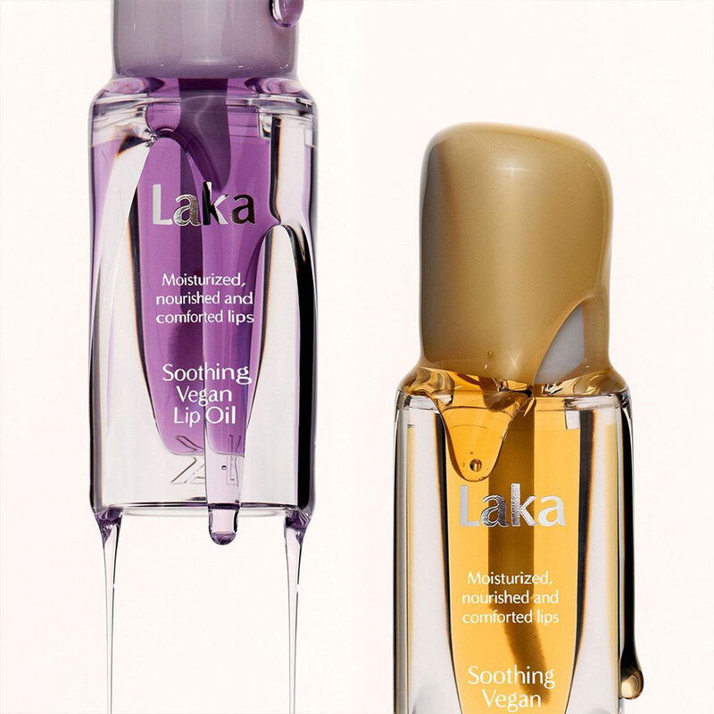 Laka Soothing Vegan Lip Oil 4.5g #Calming Purple