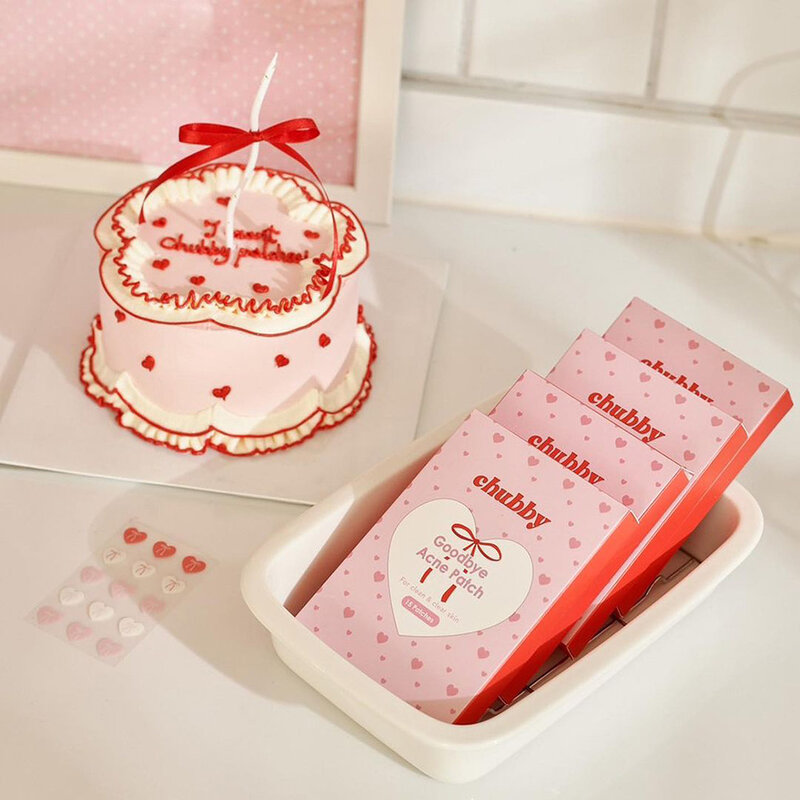 Chubby Goodbye Acne Patch 15 Dots #Heart