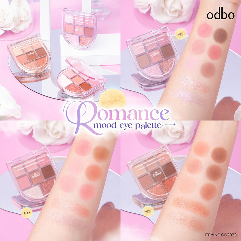 ODBO Romance Mood Eye Palette 6g #OD2023-03