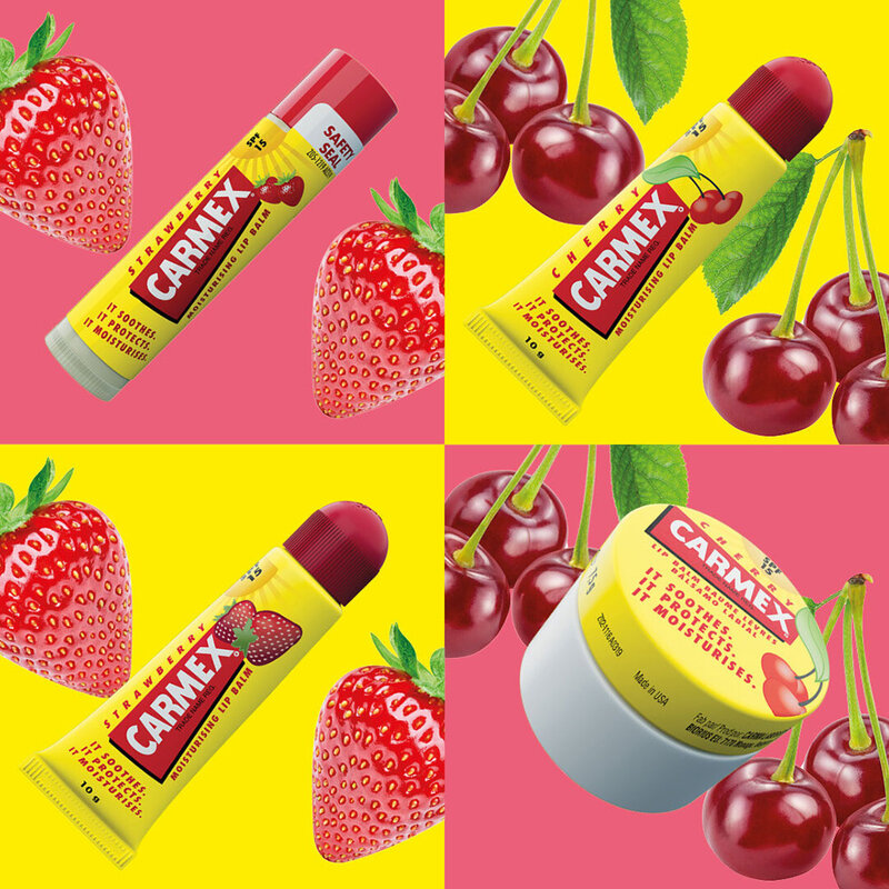 Carmex Cherry BP Squeeze Tube 10g ( สินค้าหมดอายุ : 2026.03.14 ) 