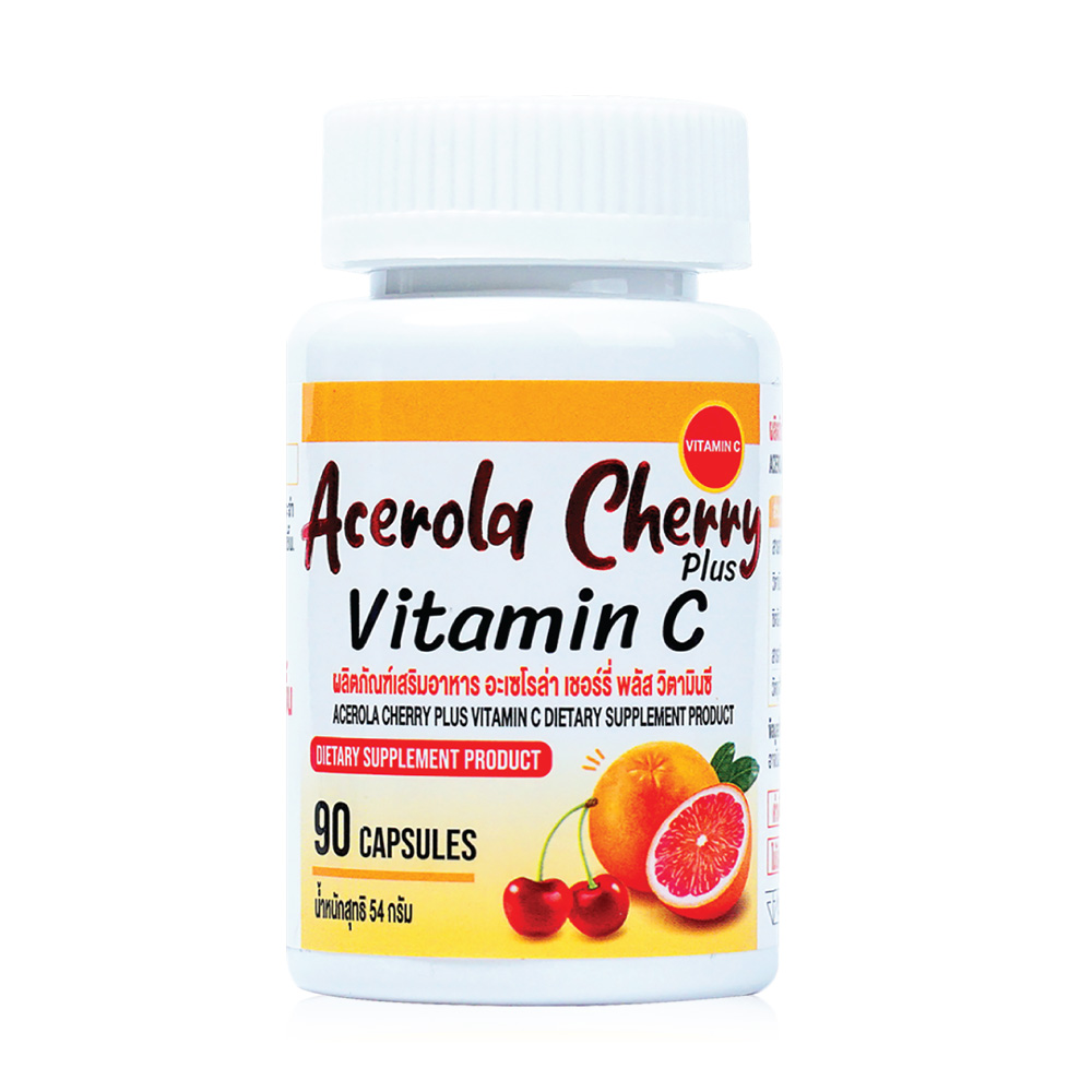 Life Acerola Cherry Plus Vitamin C 90 Capsules