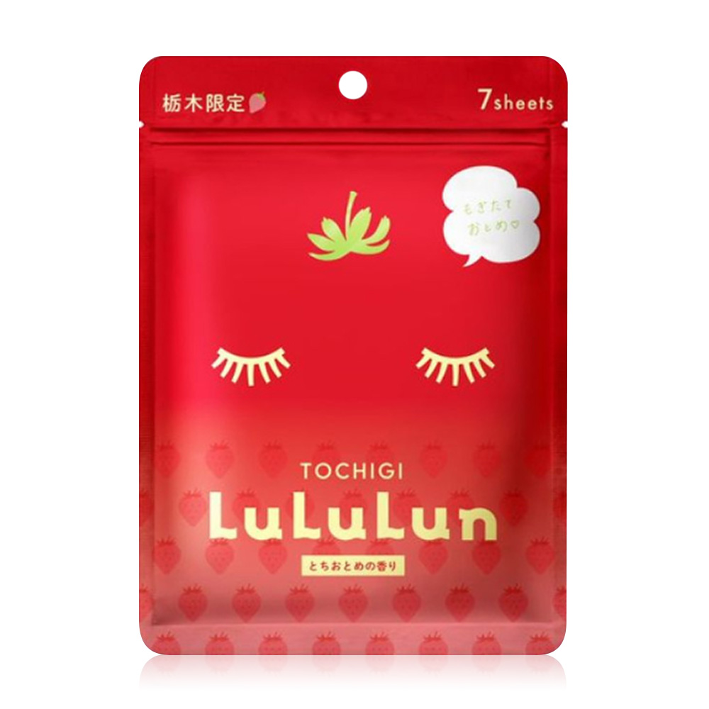 LuLuLun Premium Tochigi Strawberry Face Mask 108ml [7 Sheets]