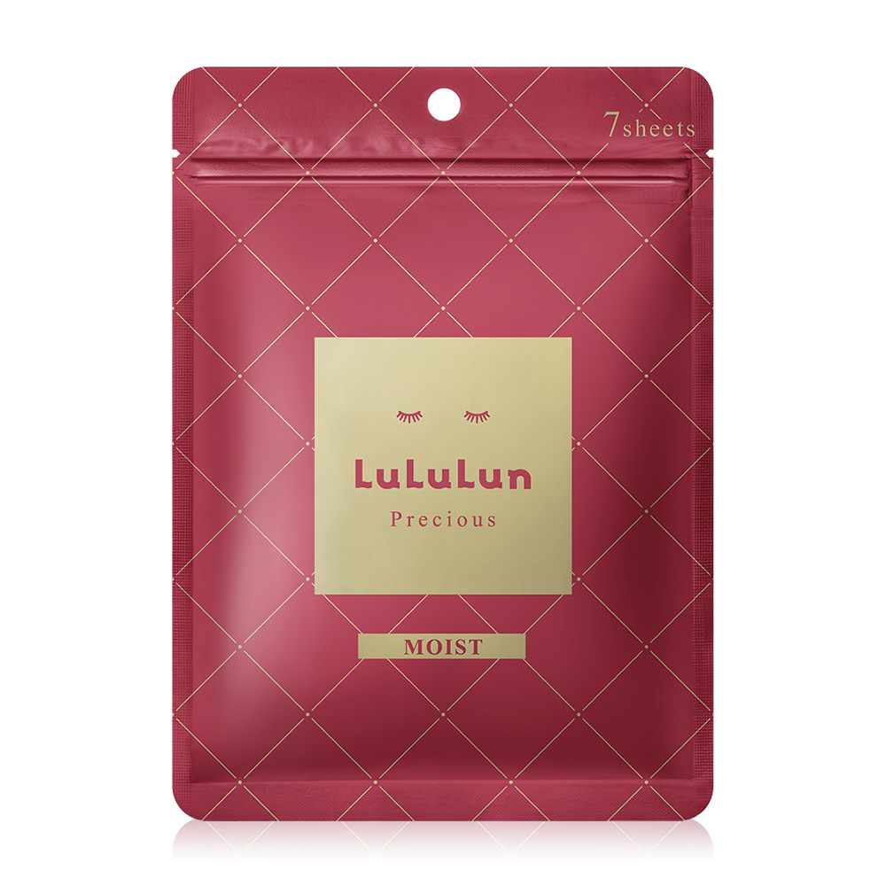 LuLuLun Precious Moist Face Mask 113ml [7 Sheets] #Red