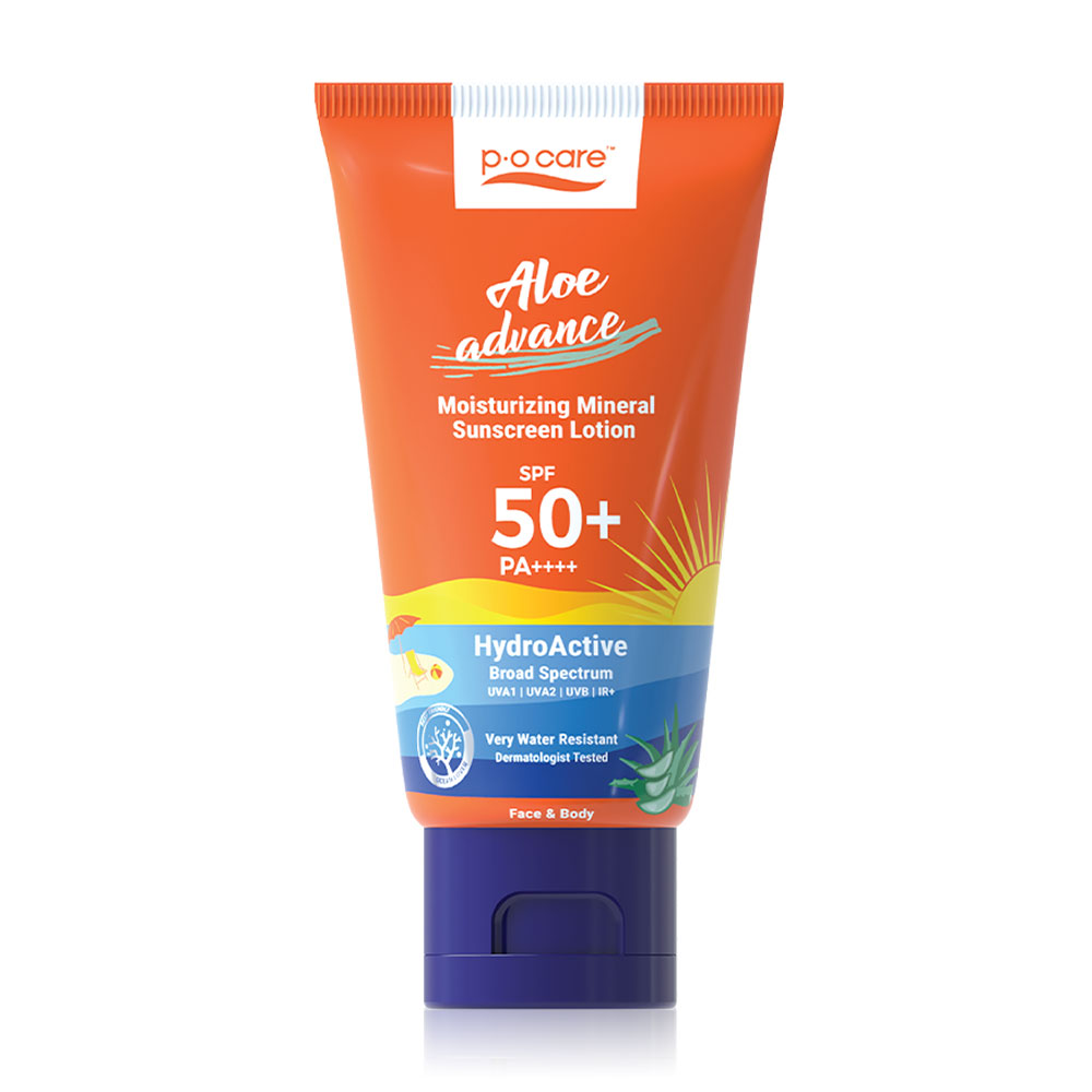 P.O.CARE Aloe Advance Mineral Sunscreen SPF50 PA+++ 45ml