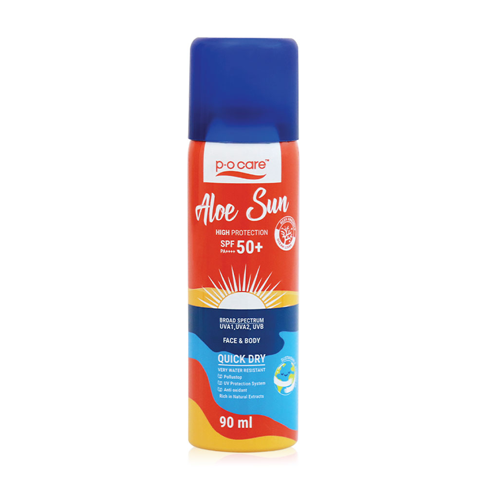P.O.CARE Aloe Sun Spray SPF50 PA+++ Face & Body 90ml