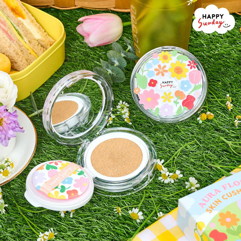 HAPPY SUNDAY Aura Flora Skin Cushion 11g #5 Golden Muguet