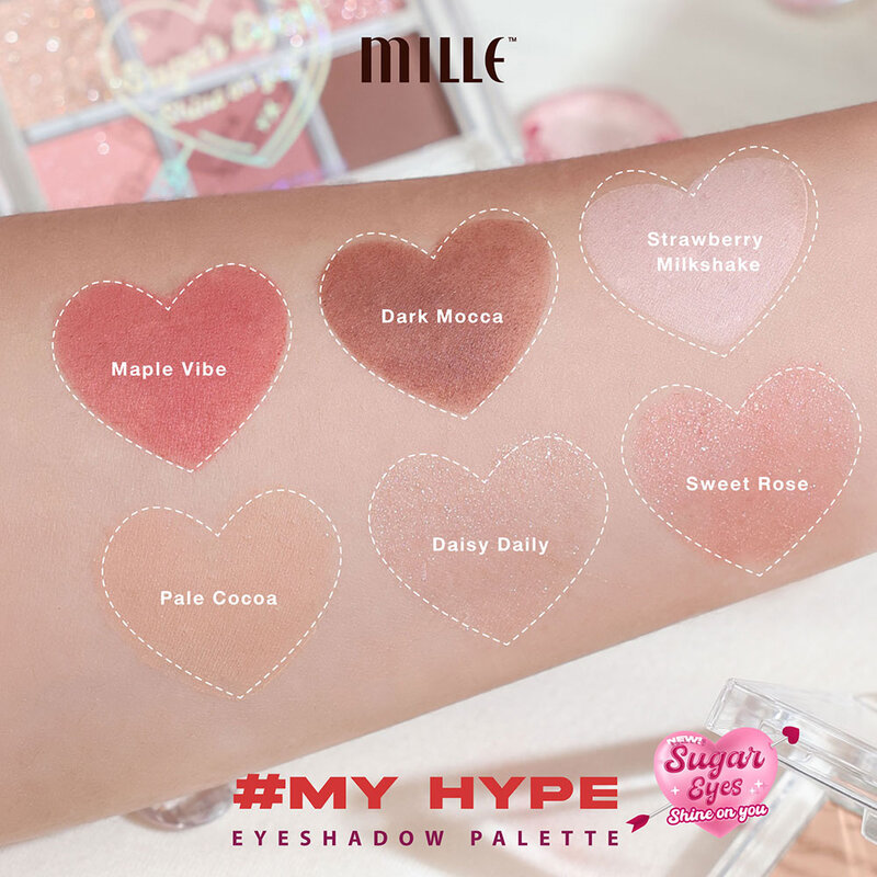 Mille Sugar Eyes Shine On You Eyeshadow Palette 5g #01 My Hype