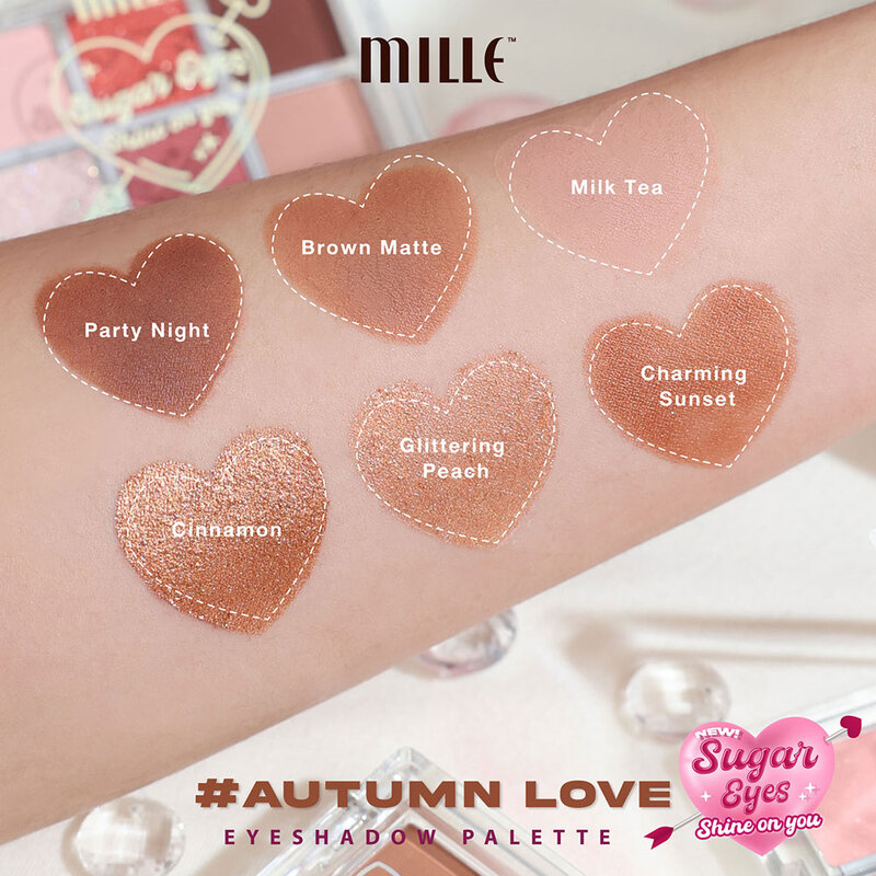 Mille Sugar Eyes Shine On You Eyeshadow Palette 5g #03 Autumn Love