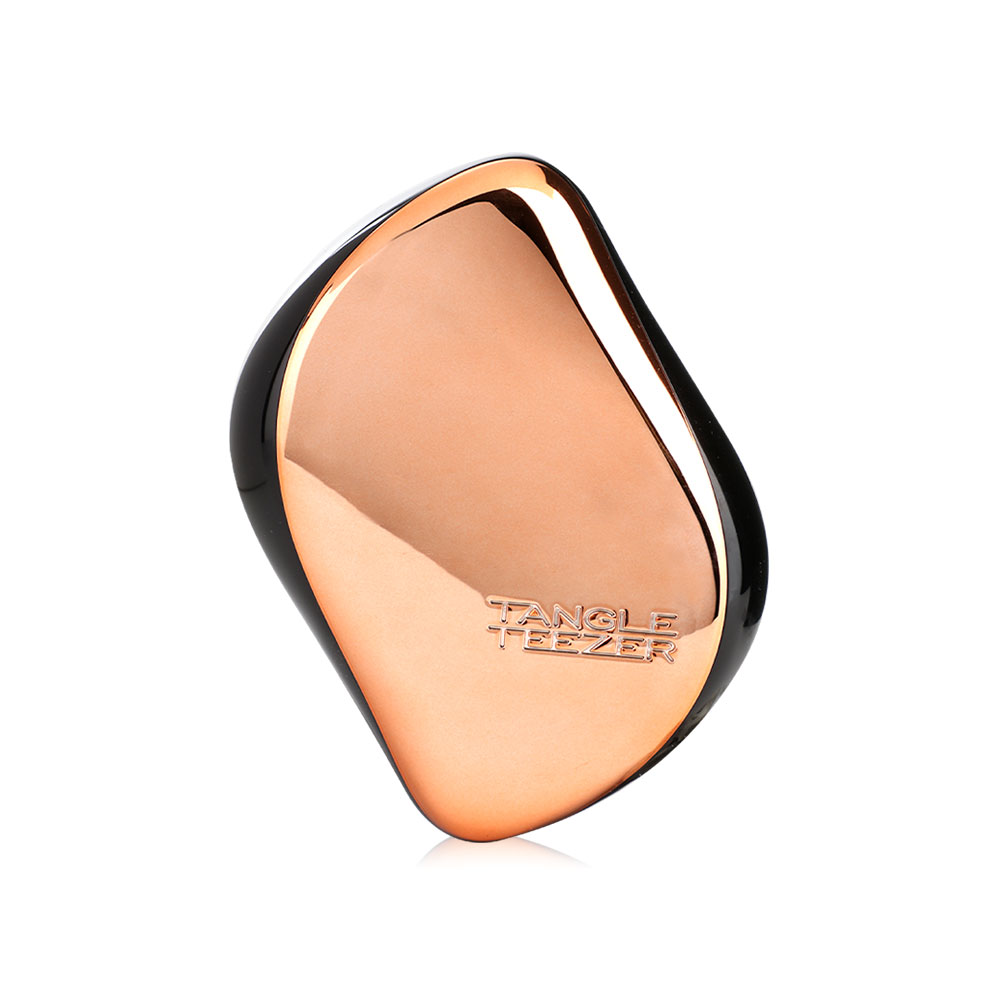Tangle Teezer Compact Styler Detangling Hairbrush #Rose Gold Black