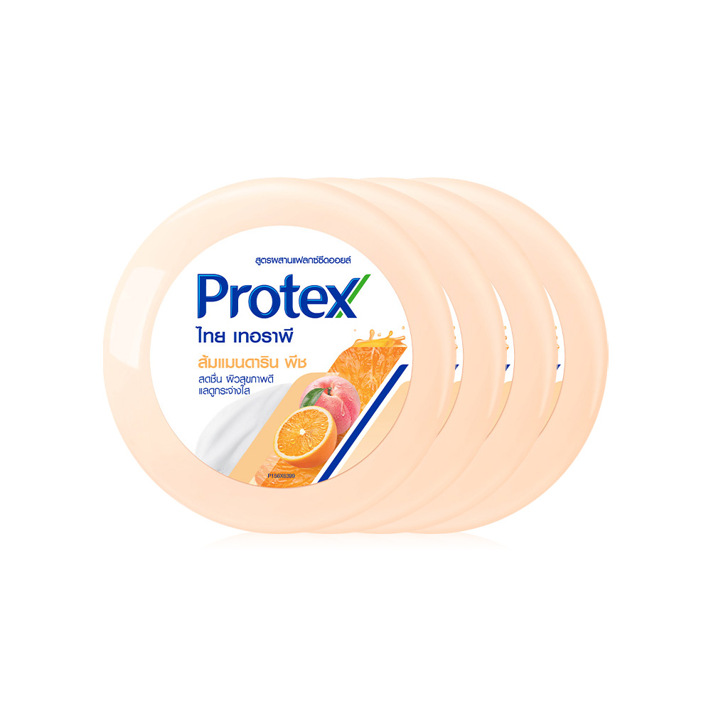 Protex Thai Therapy Mandarin Orange Peach [130g x 4pcs]