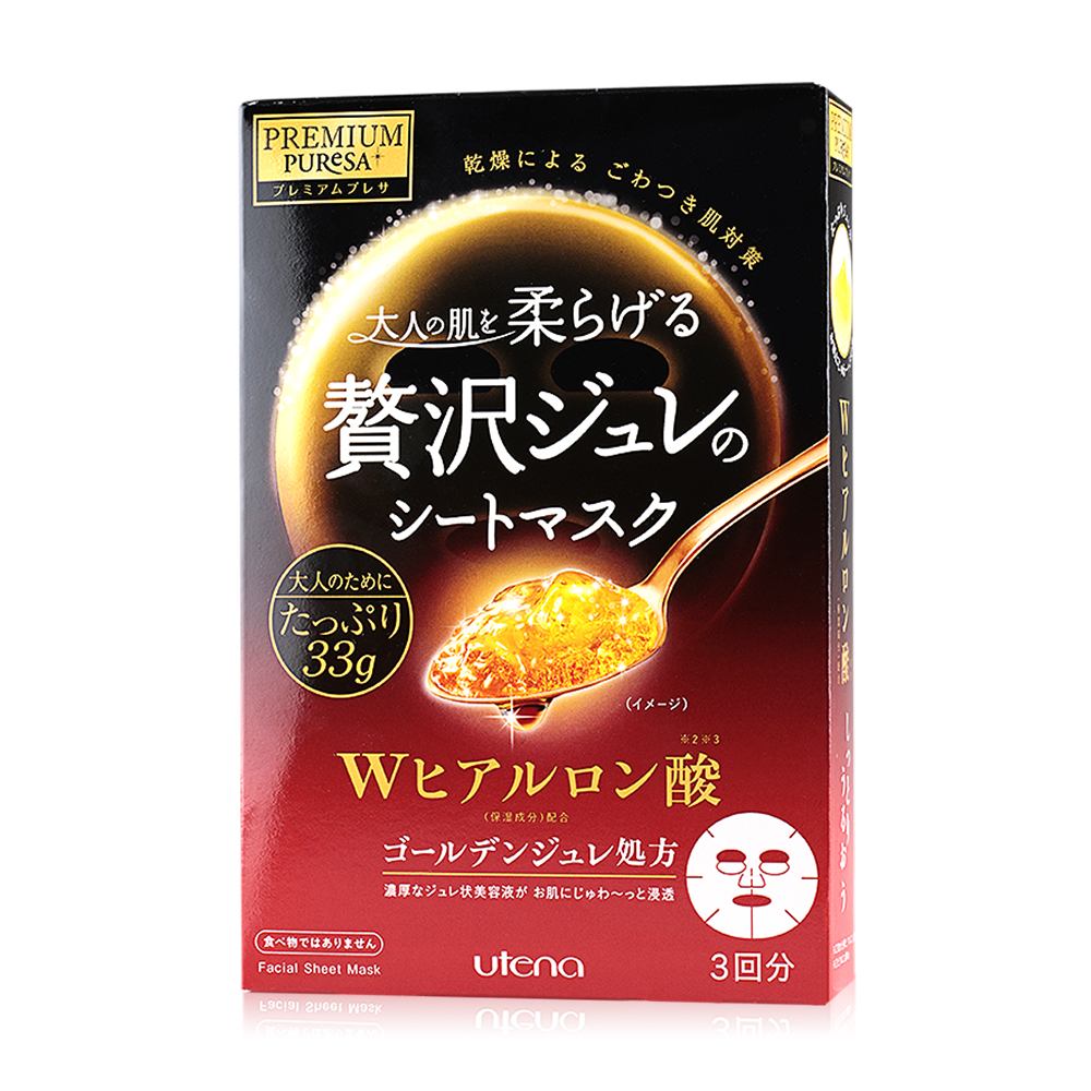 UTENA Premium Puresa Golden Jelly Mask [33g x 3pcs] #HA