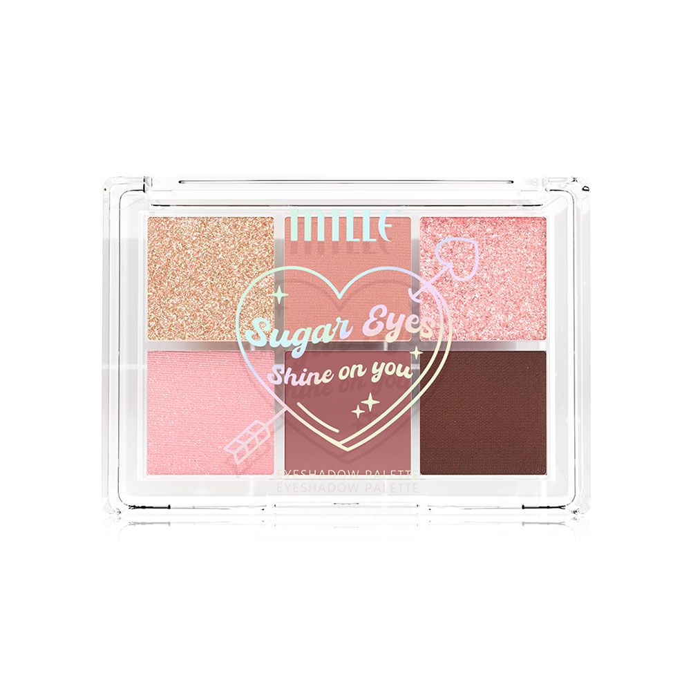 Mille Sugar Eyes Shine On You Eyeshadow Palette 5g #02 Queen Of Hearts