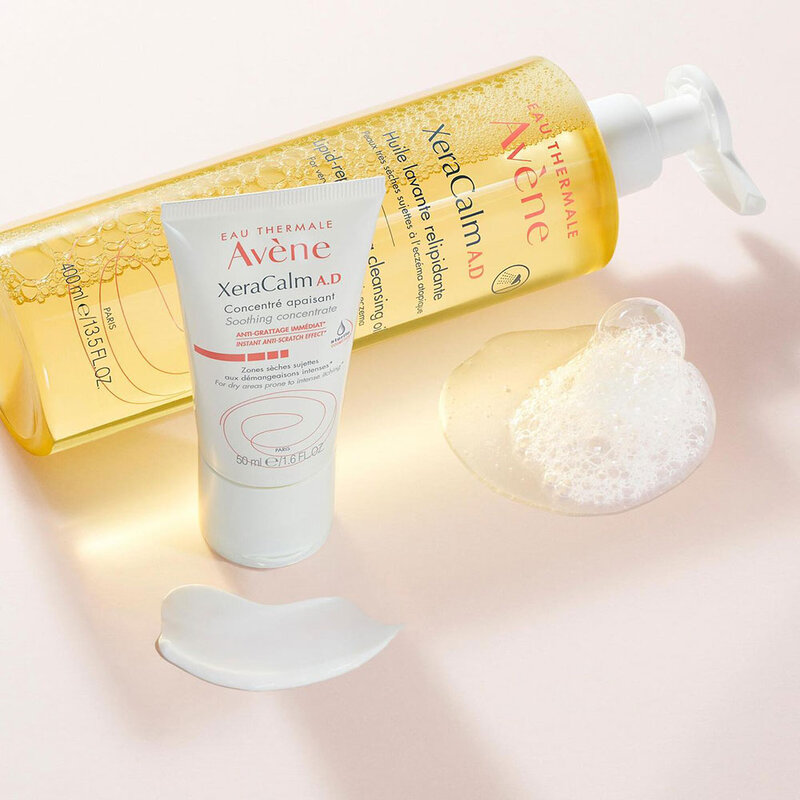 Avene Xeracalm A.D Replenishing Cleasing Oil 400ml ( สินค้าหมดอายุ : 2025.12.01 ) 