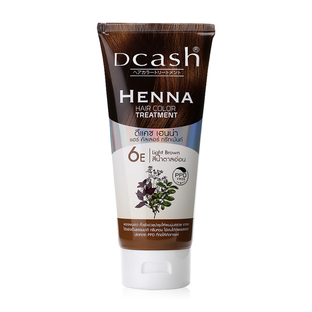 Dcash Henna Hair Color Treatment For Women 150ml #Light Brown